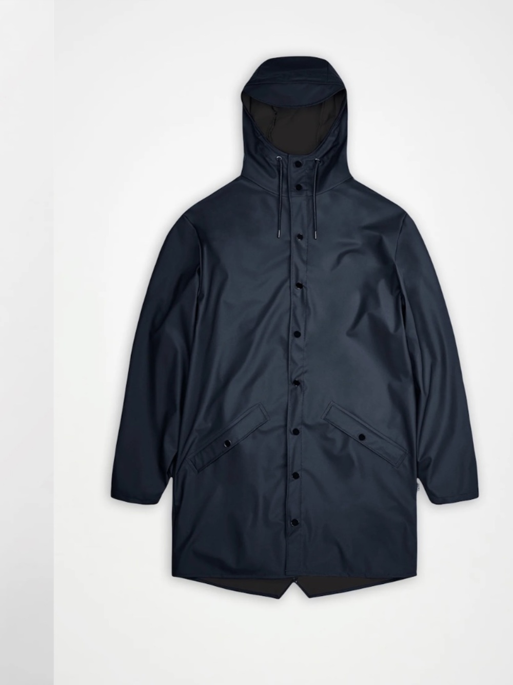 NWT RAINS MEN'S LONG JACKET - NAVY LARGE